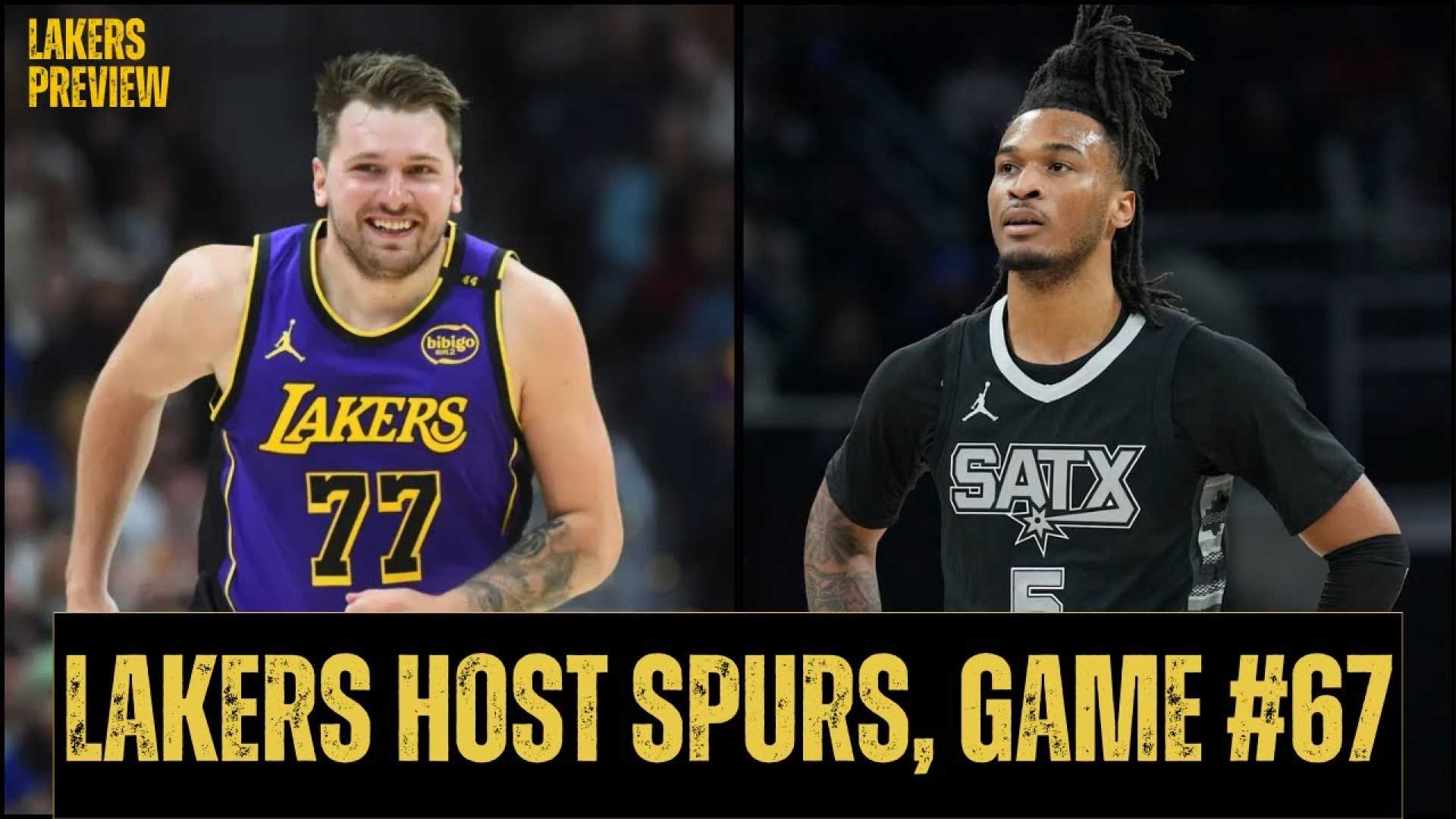 San Antonio Spurs Vs Los Angeles Lakers Game Preview