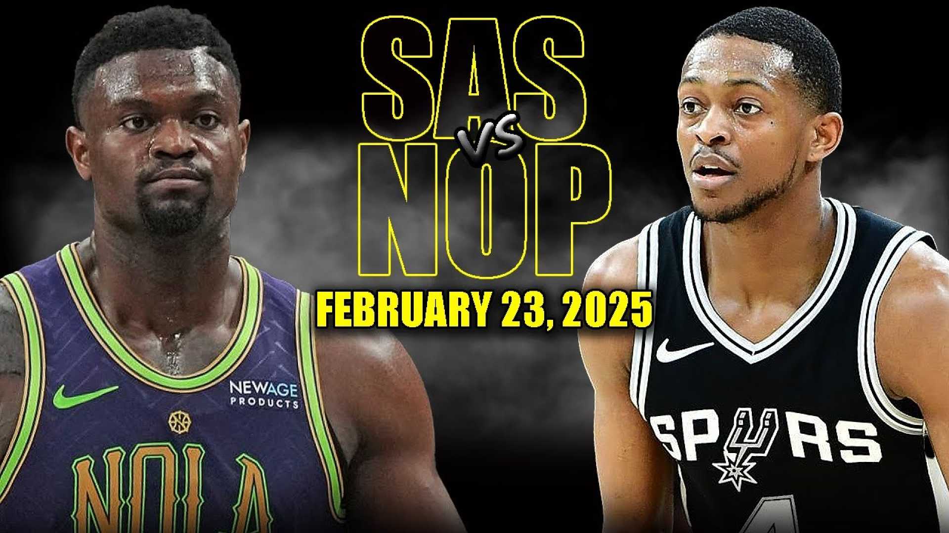 San Antonio Spurs Vs New Orleans Pelicans Basketball