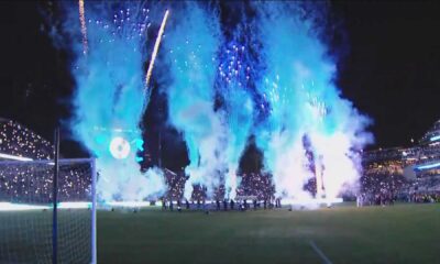 San Diego Fc Fans In Stadium Celebrating