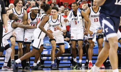 San Diego State Basketball Team In Action