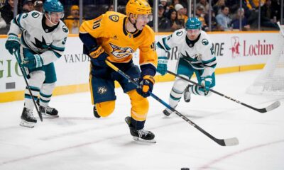 San Jose Sharks Vs Nashville Predators Hockey Game