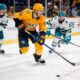 San Jose Sharks Vs Nashville Predators Hockey Game