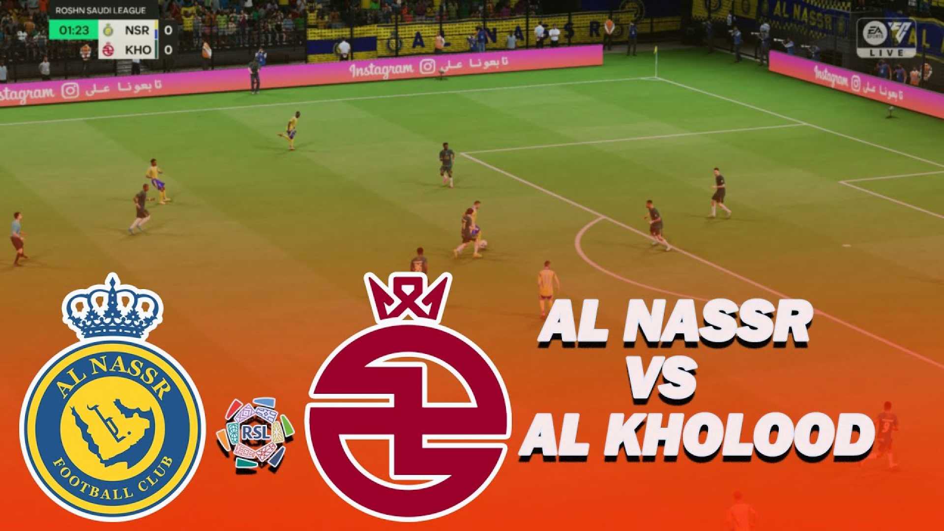 Saudi Pro League Al Nassr Vs Al Kholood Match