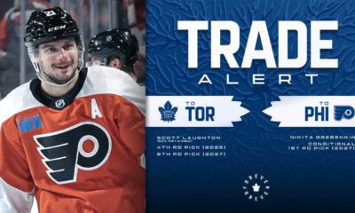 Scott Laughton Philadelphia Flyers Trade Toronto Maple Leafs