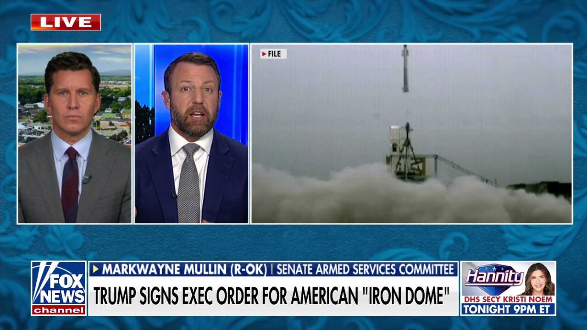 Senator Markwayne Mullin American Iron Dome