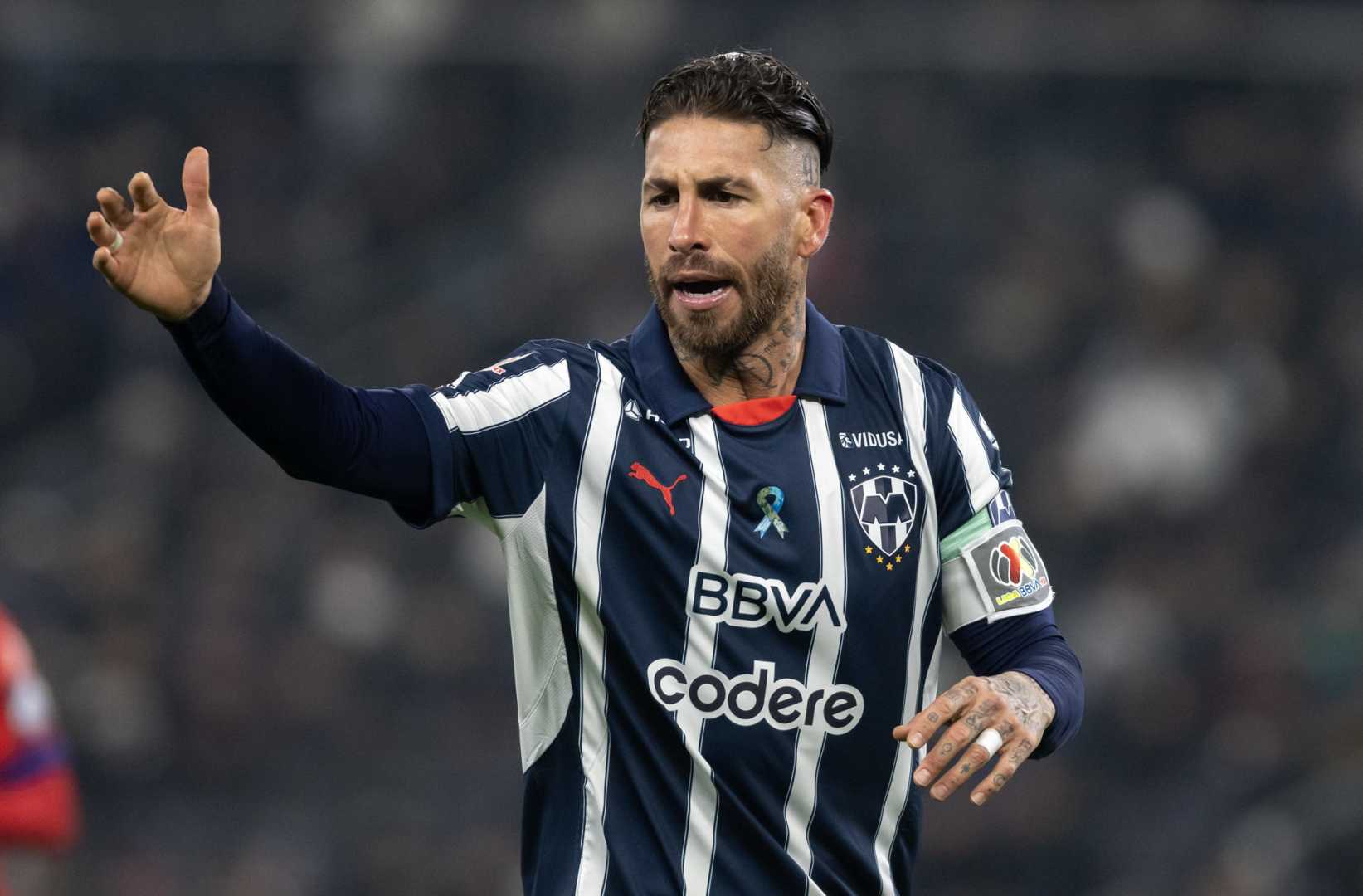 Sergio Ramos Scoring First Goal With Monterrey