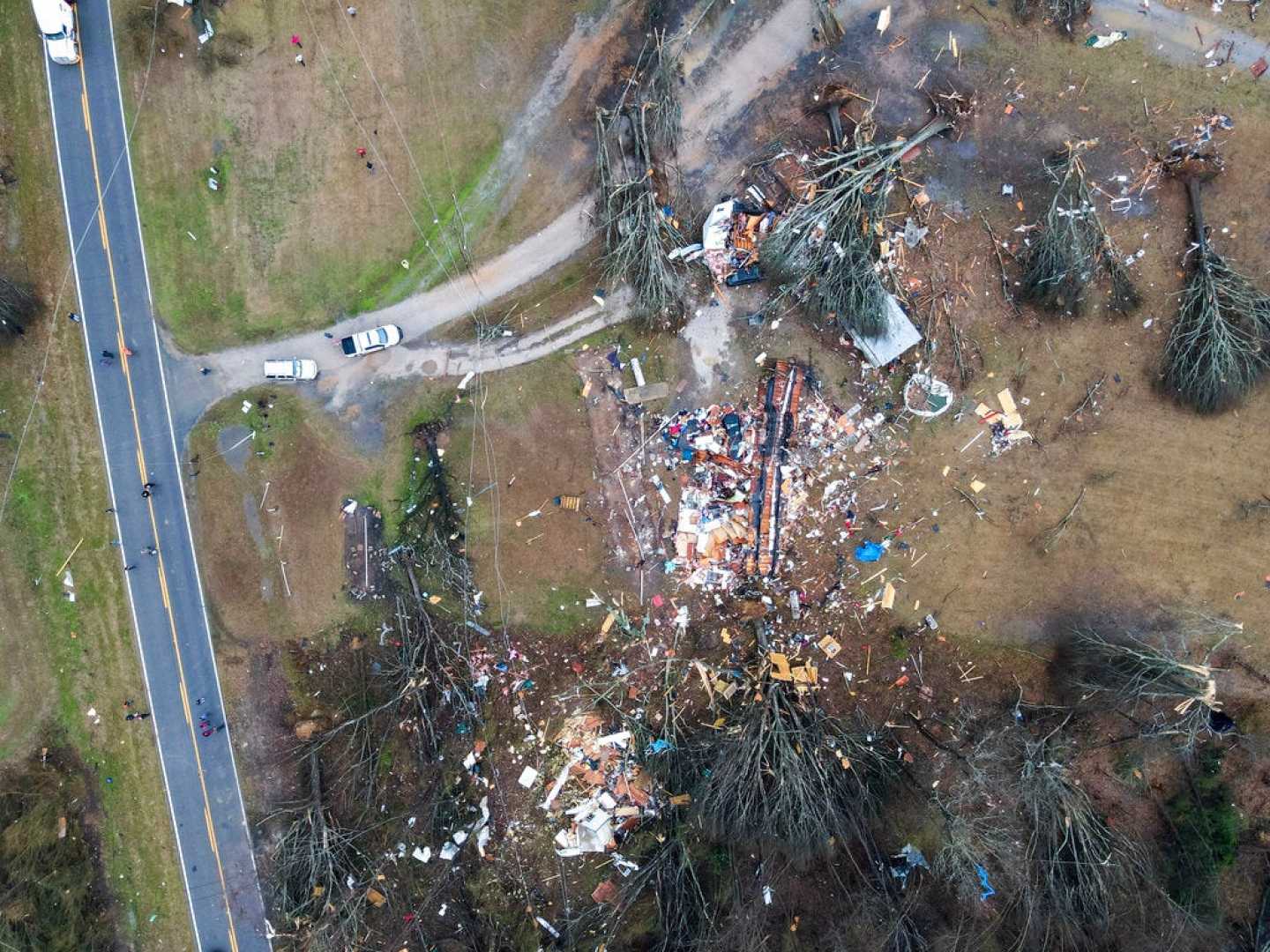 Severe Storm Damage In Alabama