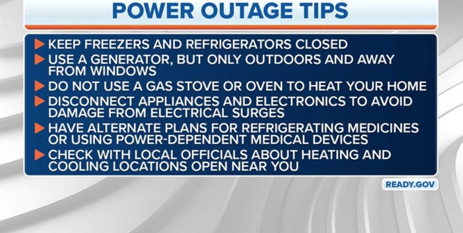 Severe Weather Power Outage Preparation Tips