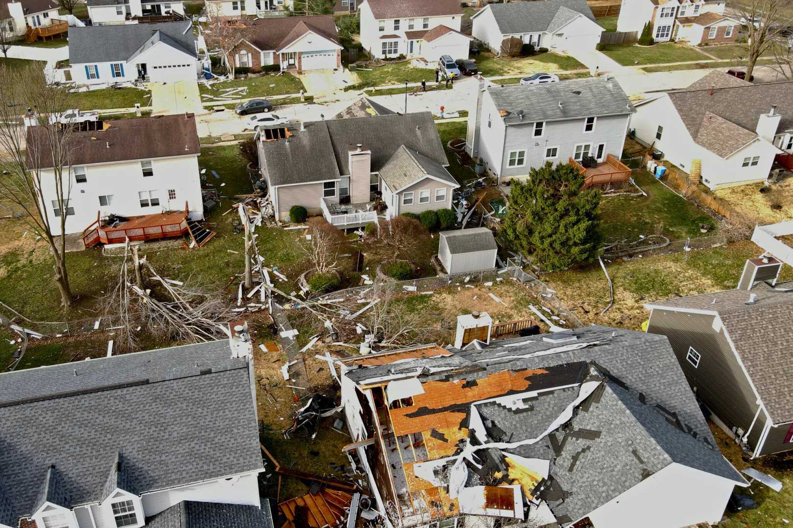 Severe Weather Tornado Damage Midwest 2025