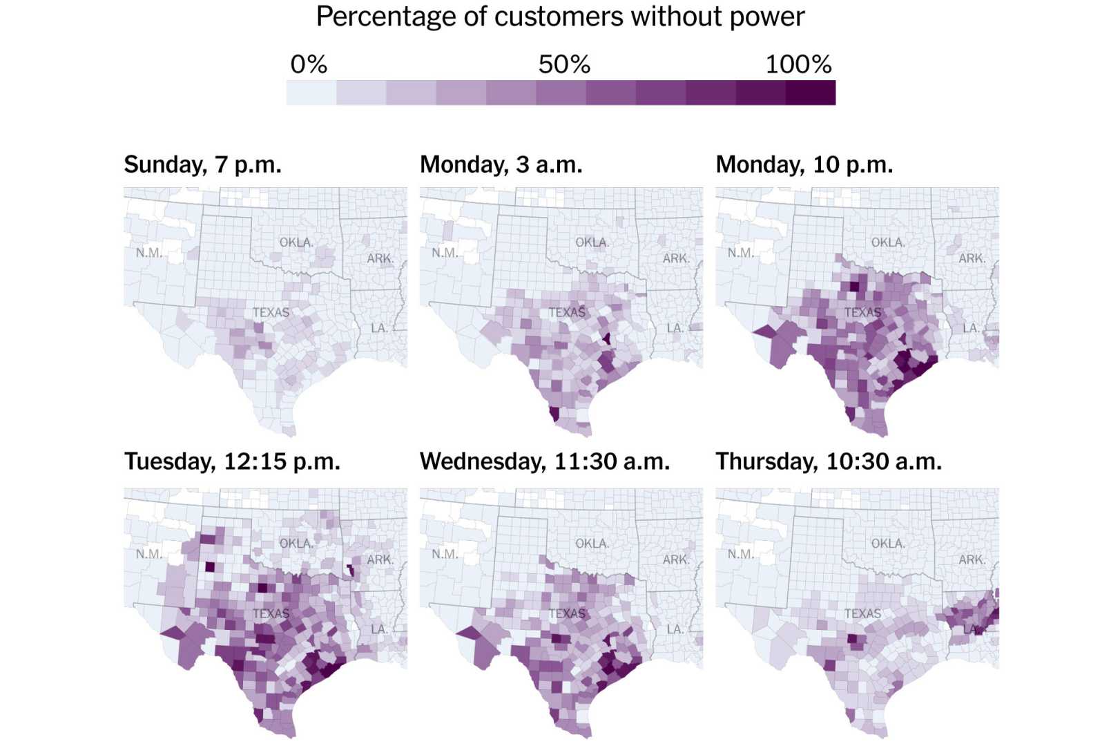 Severe Winter Weather Power Outage Texas