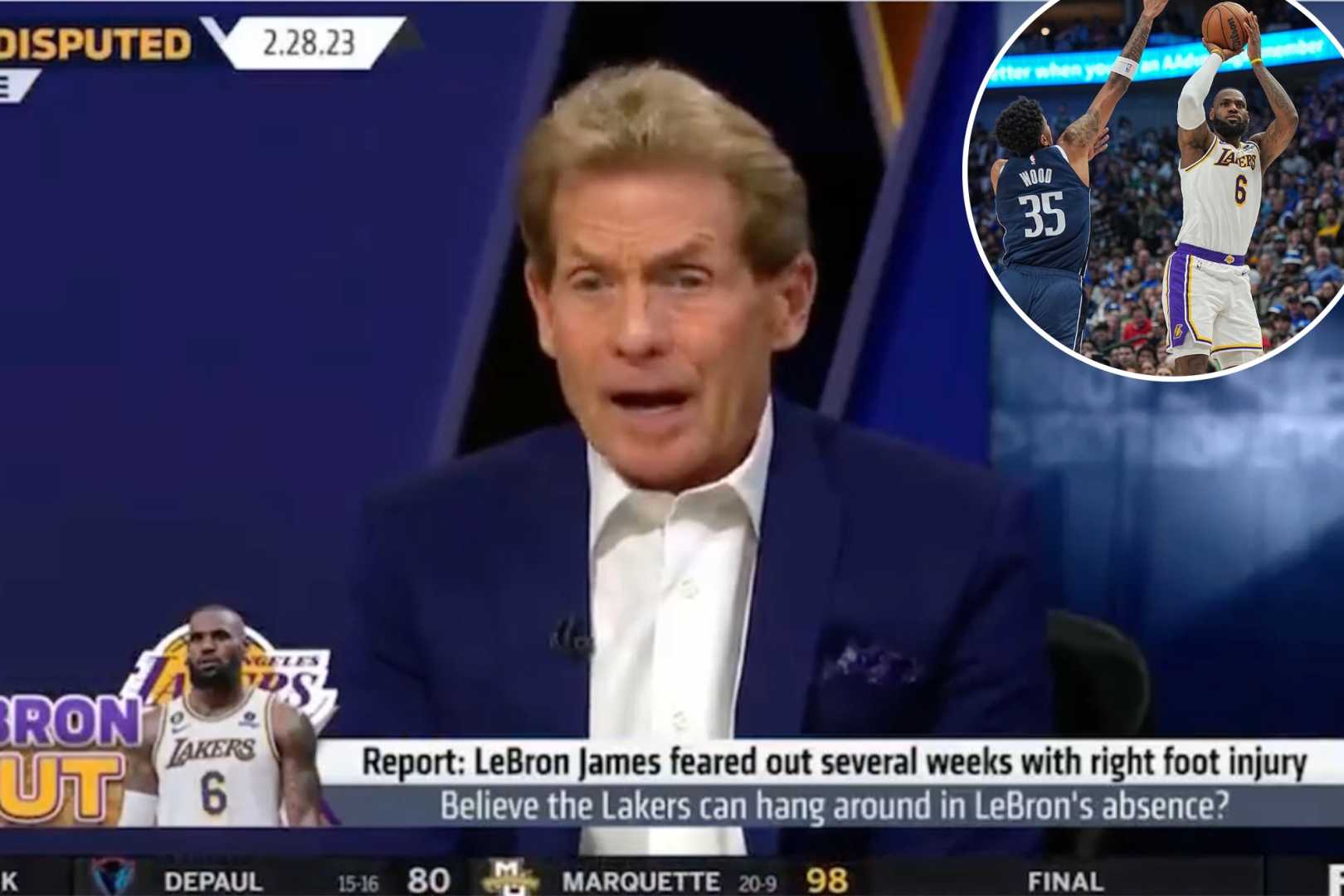 Skip Bayless Lebron James Nba Controversy