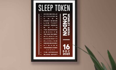 Sleep Token Metal Band Tour Poster