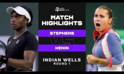 Sloane Stephens Sofia Kenin Tennis Match Indian Wells