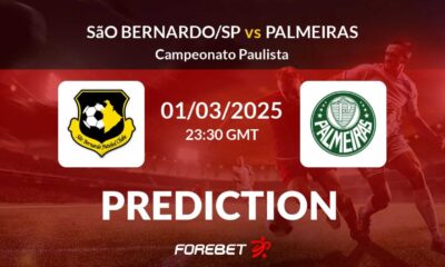 São Bernardo Vs Palmeiras Football Match