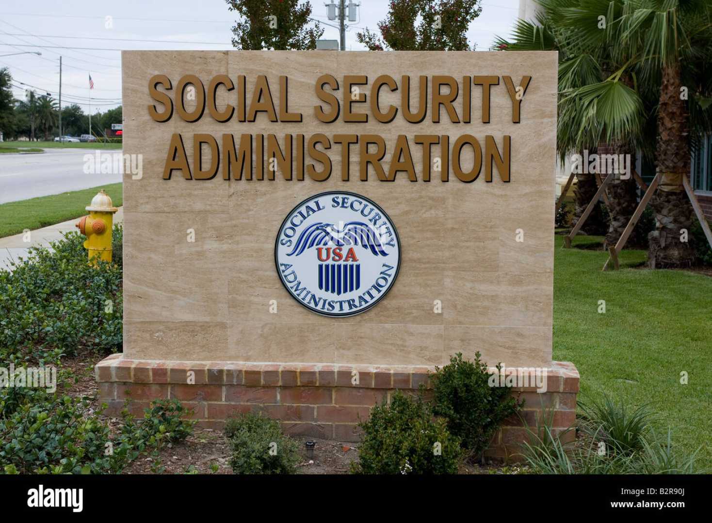 Social Security Administration Building Sign