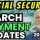 Social Security Administration Payments March 2025