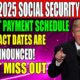 Social Security Payments Announcement March 2025