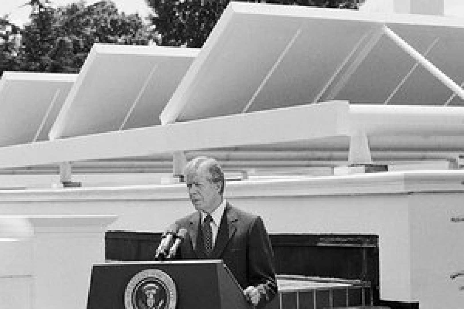 Solar Panels In Front Of The White House