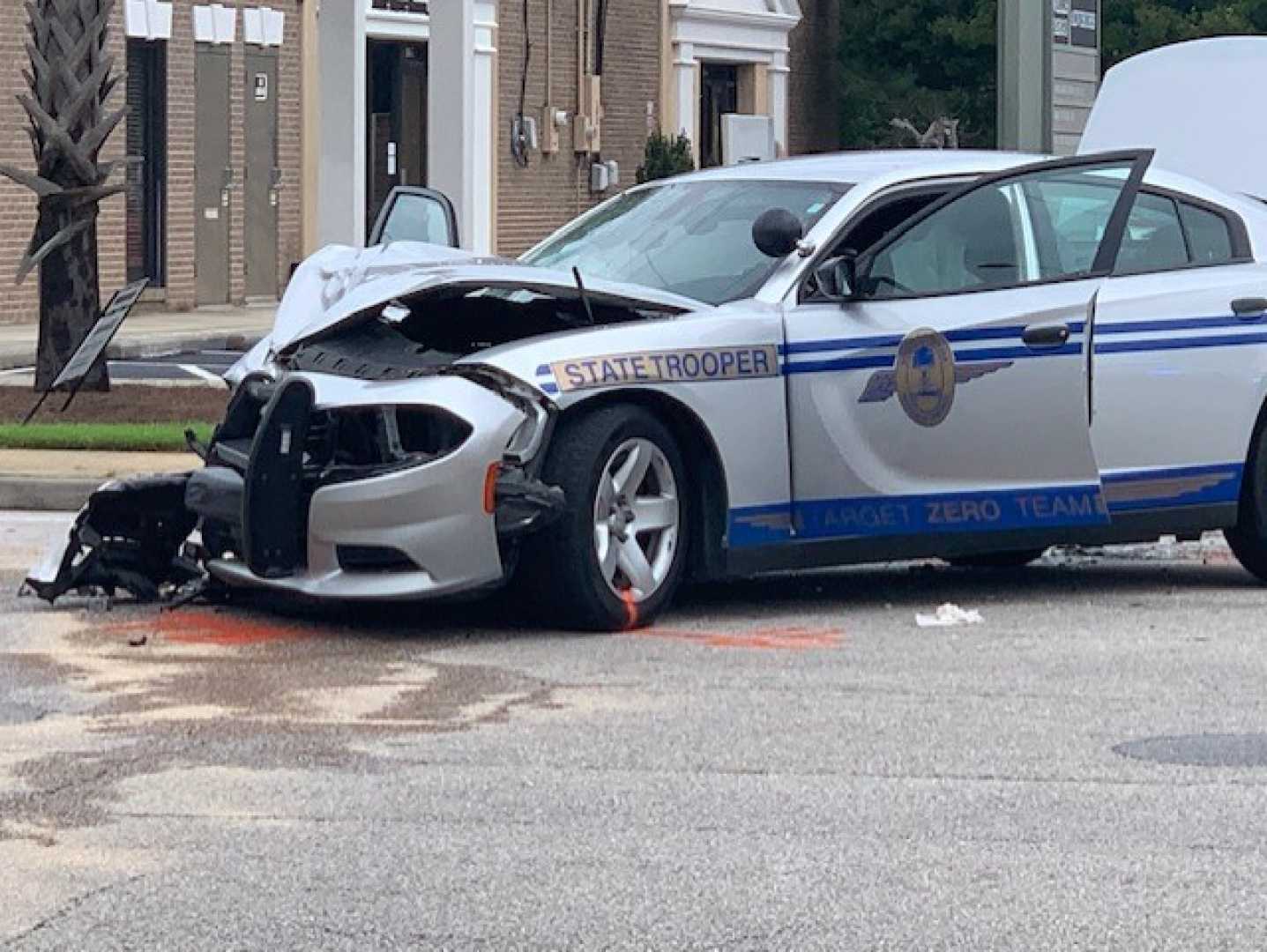 South Carolina Highway Patrol Accident Scene