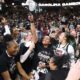 South Carolina Women's Basketball Team Celebrating Championship