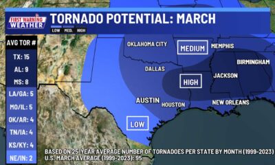 South Central Texas Thunderstorms March 2025