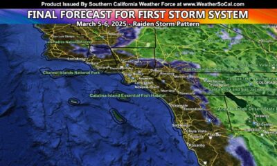 Southern California Rain And Snow Forecast March 2025