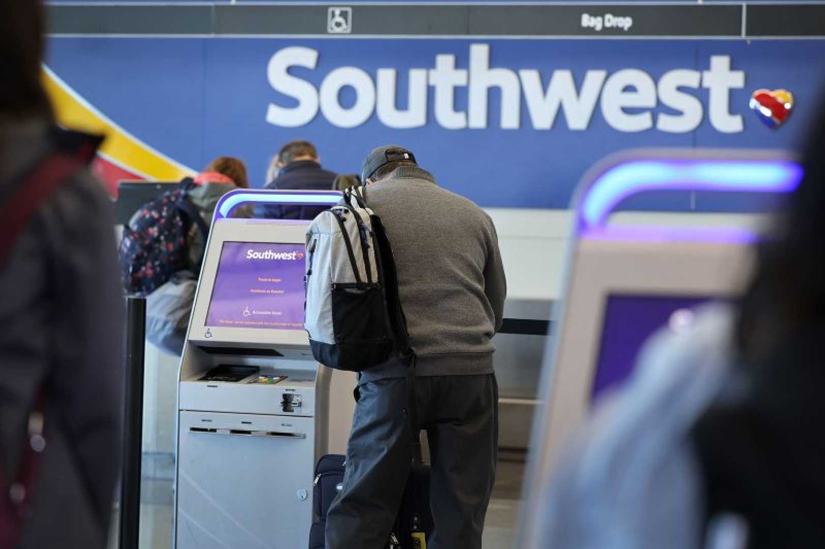 Southwest Airlines Checked Luggage Counter