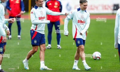 Spain Football Team Training Before Nations League Match