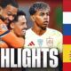 Spain Netherlands Soccer Match Highlights