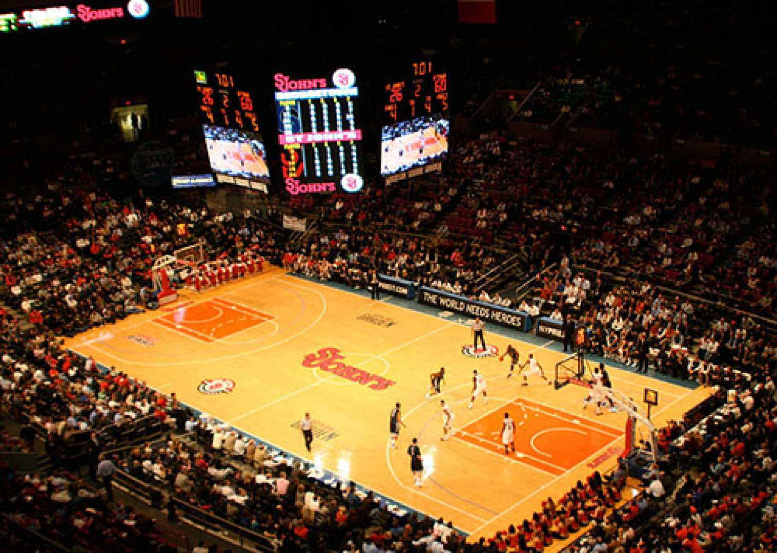 St. John's Basketball Game Madison Square Garden