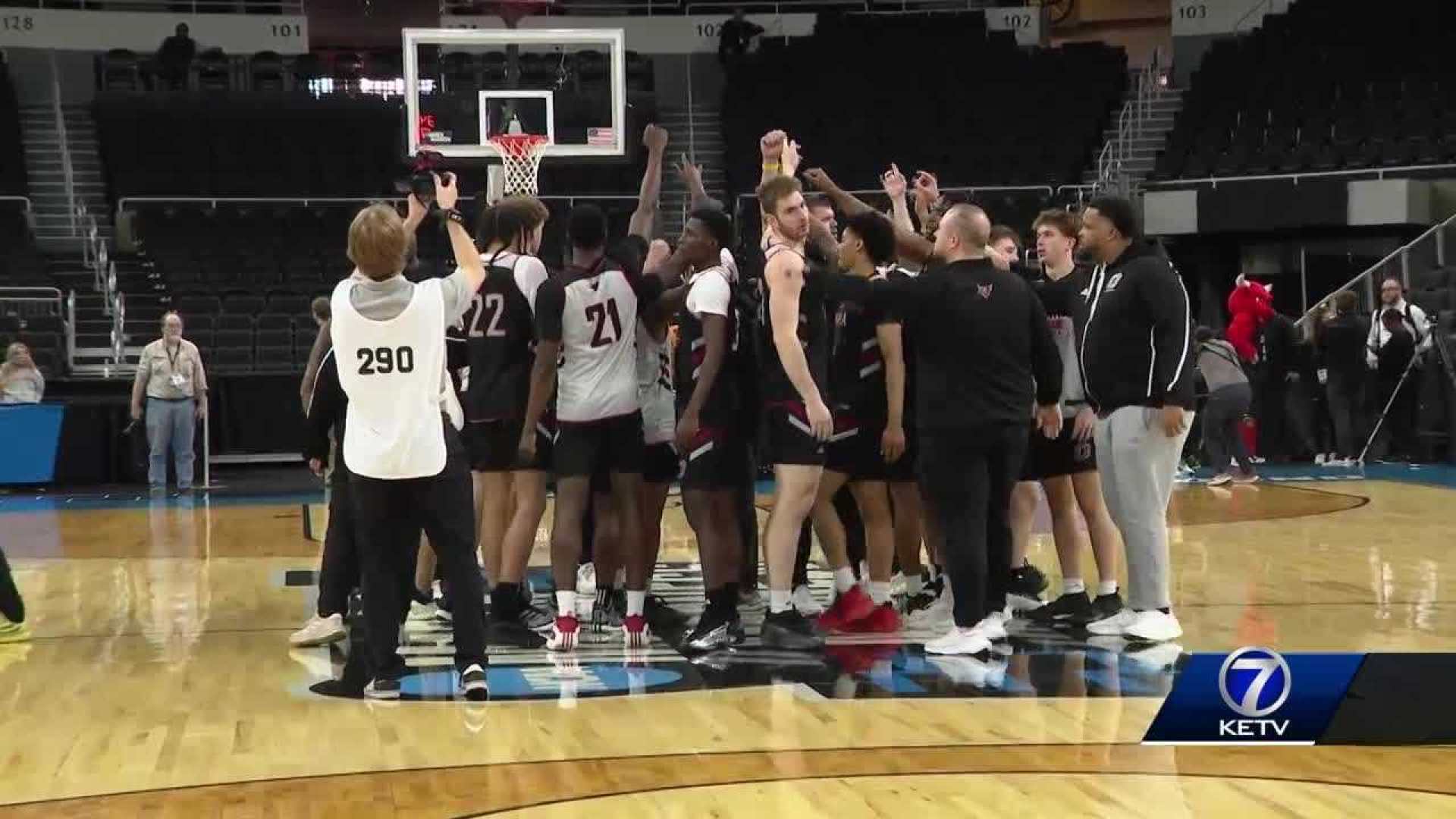 St. John's Basketball Team Practice At Amica Mutual Pavilion