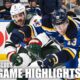 St. Louis Blues Vs Minnesota Wild Hockey Game