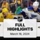 St. Louis Blues Vs. Nashville Predators March 2025