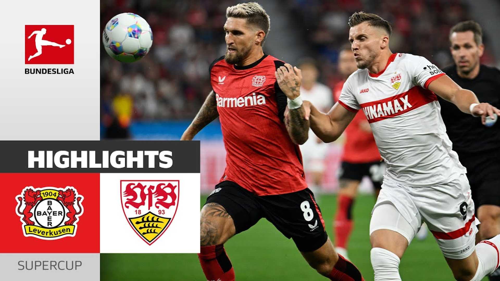 Stuttgart Vs Bayer Leverkusen Soccer Match