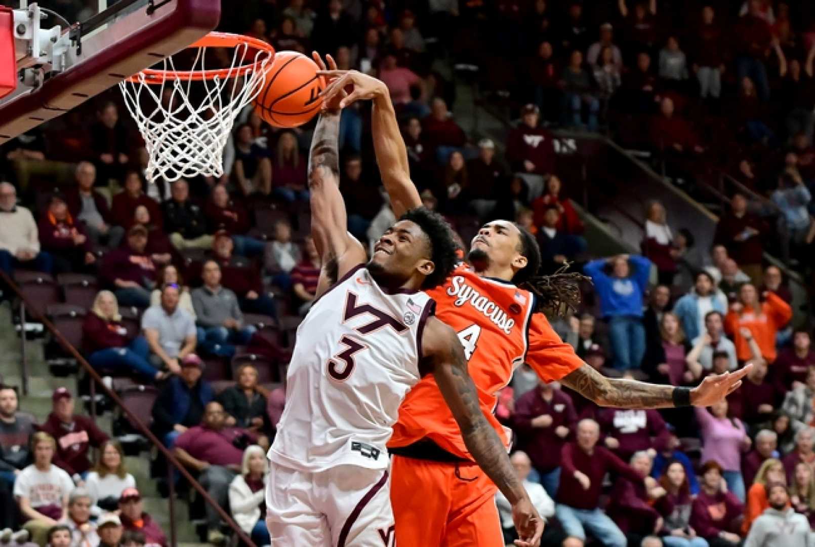 Syracuse Basketball Game Action Smu