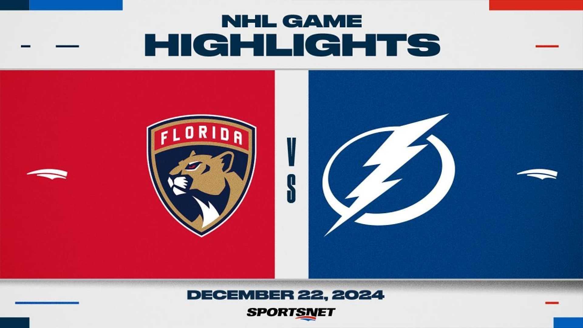 Tampa Bay Lightning Vs Florida Panthers Game Highlights