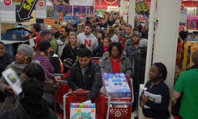 Target Store Shopping During Black Friday