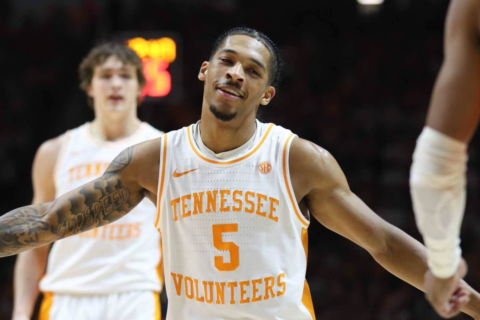 Tennessee Basketball Zakai Zeigler Sec Tournament