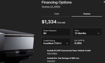 Tesla Cybertruck Financing Offers