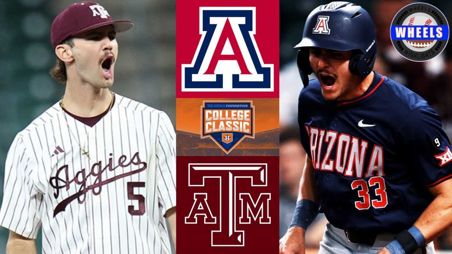 Texas A&m Vs Arizona Baseball Highlights