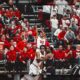 Texas Tech Basketball Team Celebrating Victory