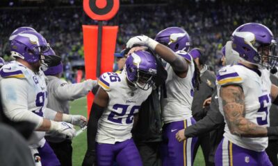 Theo Jackson Minnesota Vikings Celebration