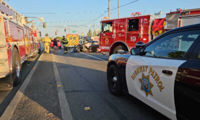 Three Vehicle Crash Arden Arcade