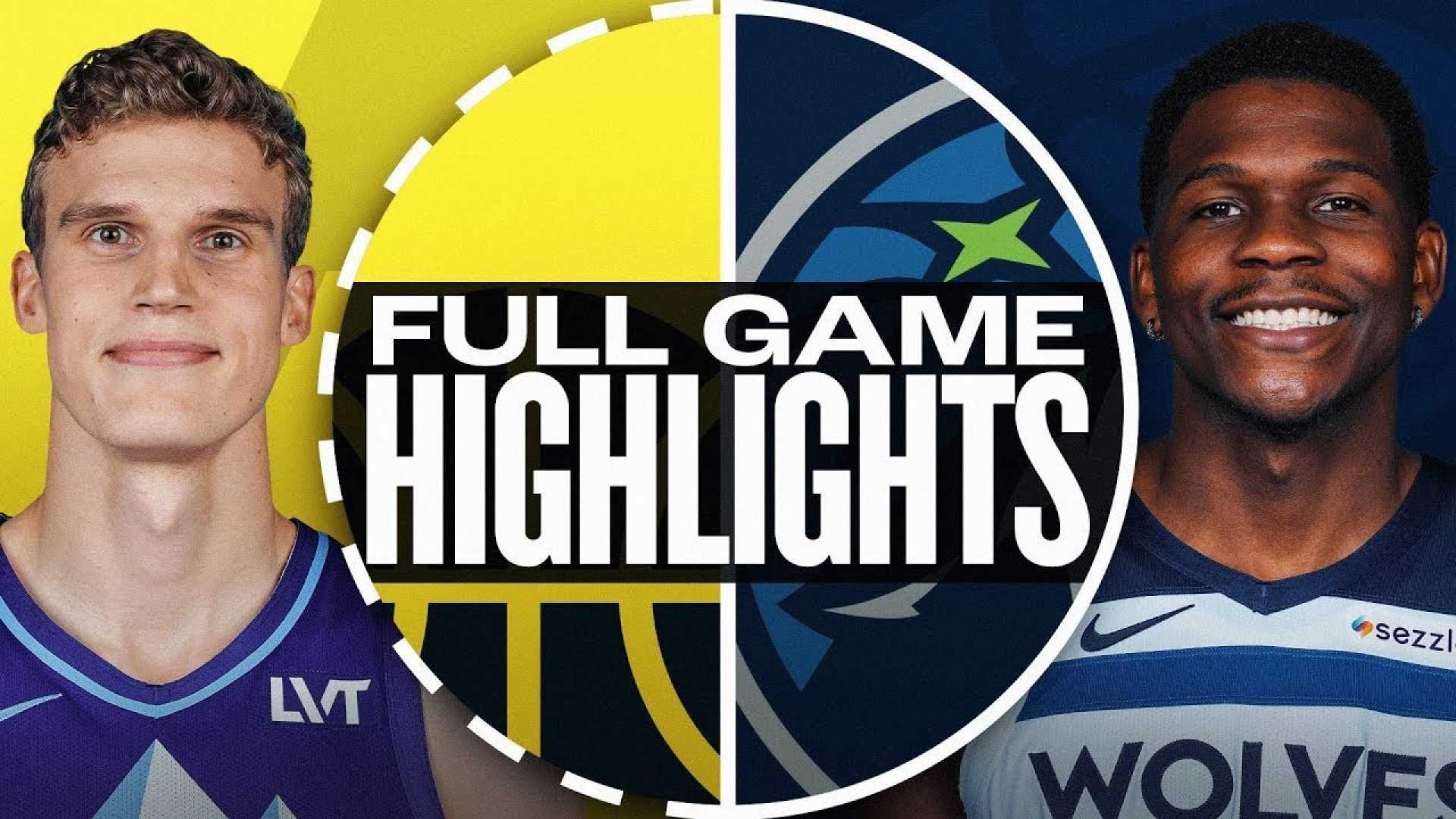 Timberwolves Jazz Game Highlights March 2025