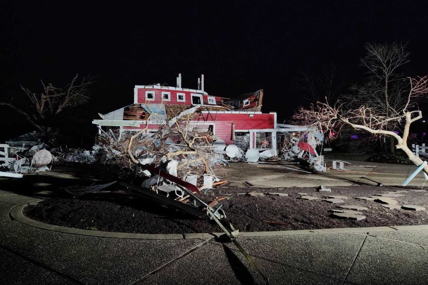 Tornado Damage In Midwest And South