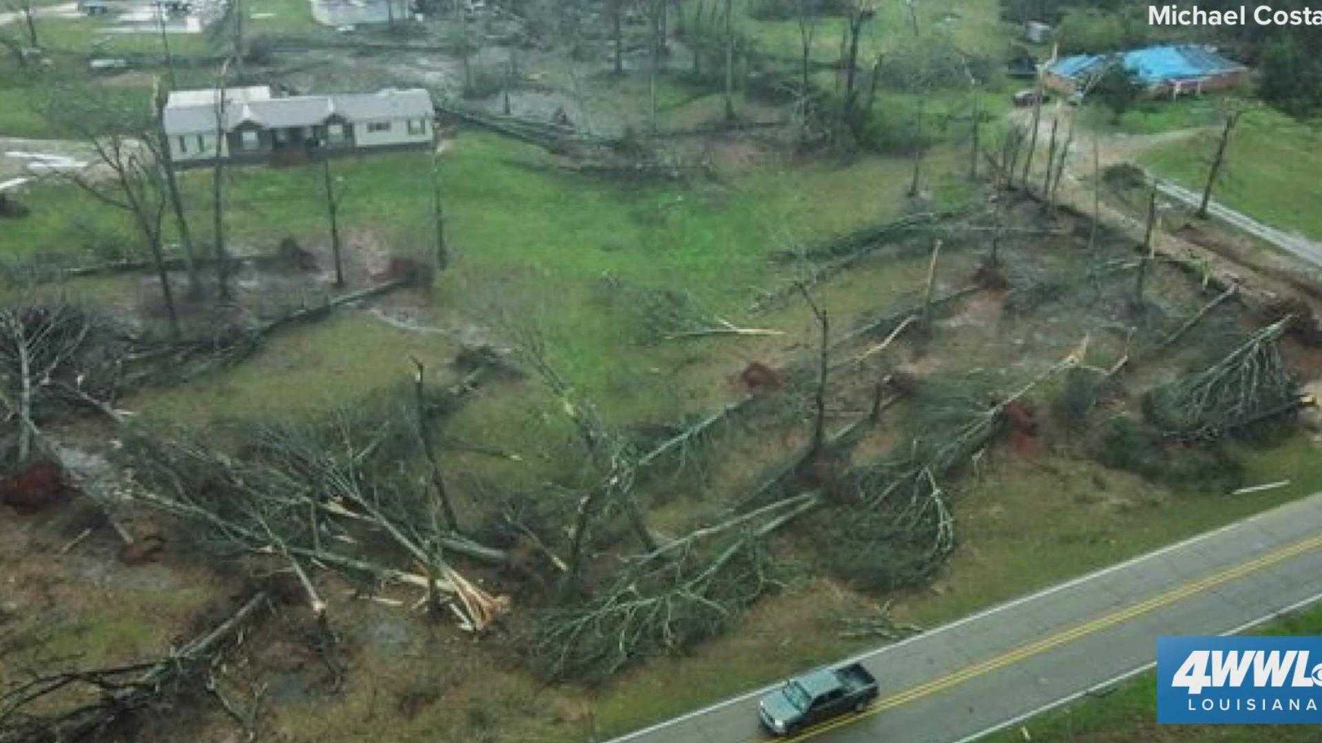 Tornado Damage In The Southeast Usa