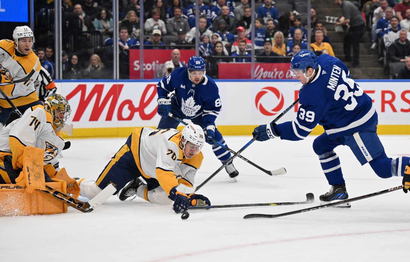 Toronto Maple Leafs Nashville Predators Hockey Game