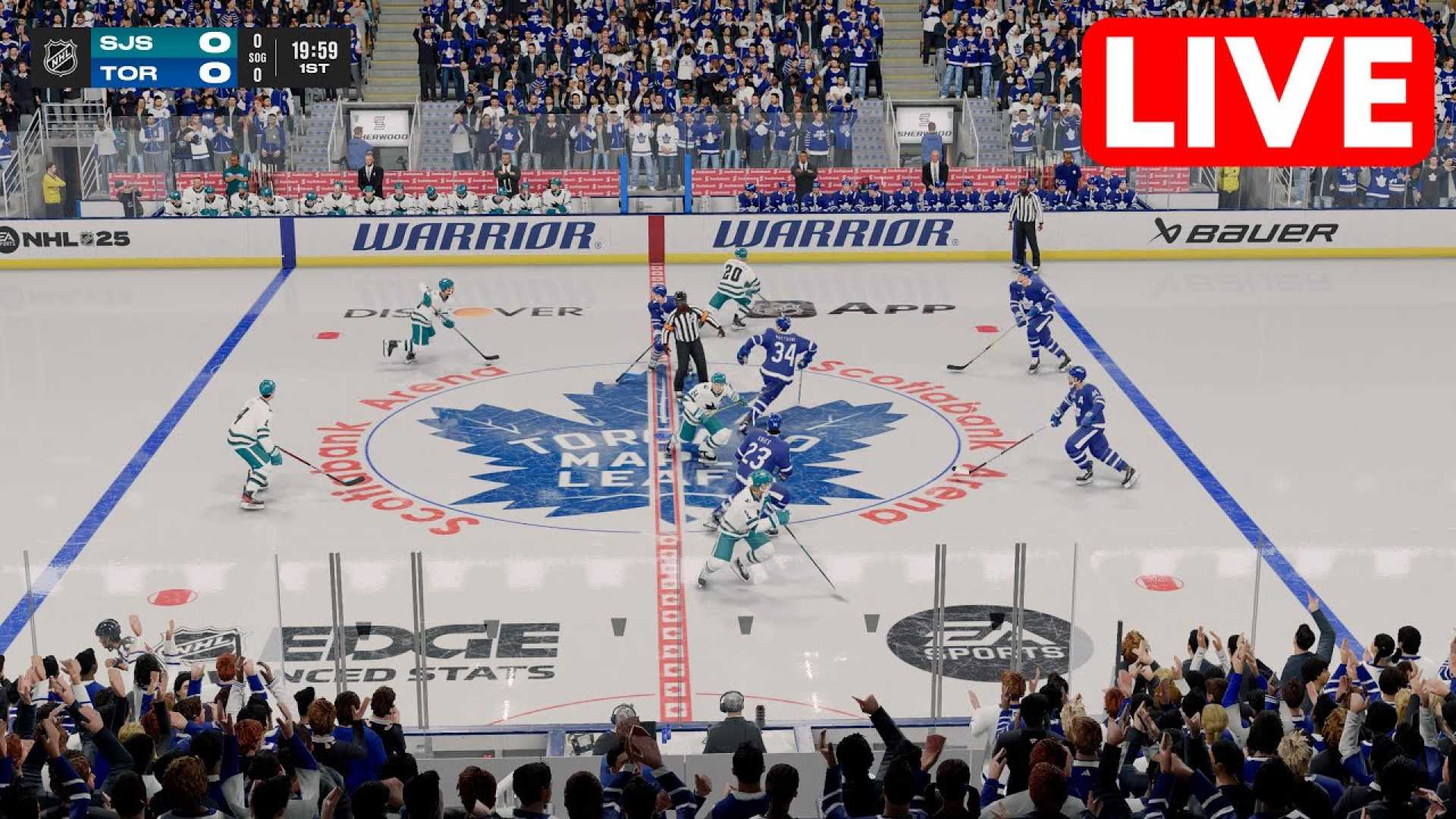 Toronto Maple Leafs Vs San Jose Sharks March 2025