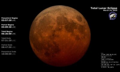 Total Lunar Eclipse Blood Moon March 2025