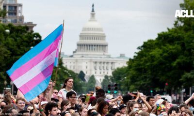 Transgender Pride Flag Protest Us Capitol